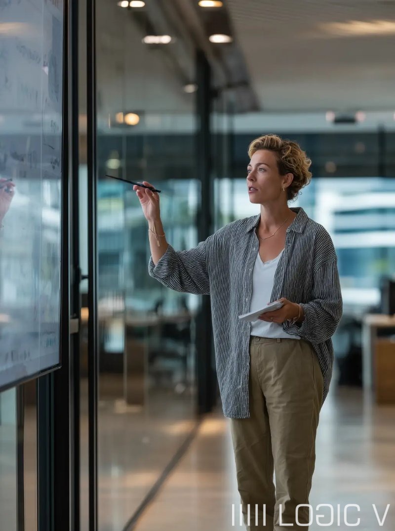 Modern workspace showcasing innovative Audio-Visual and Conferencing Solutions for enhanced collaboration.